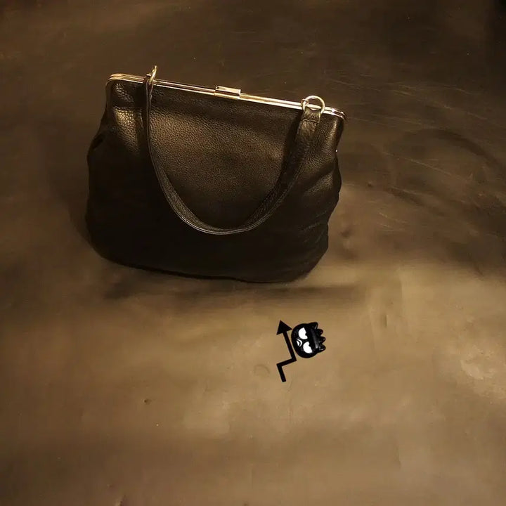 [BUNJANG] Vintage Leather Tote Bag / 2513 복고 큰사이즈 가죽토트백 토트가방 가죽백 가죽가방 빈티지가방