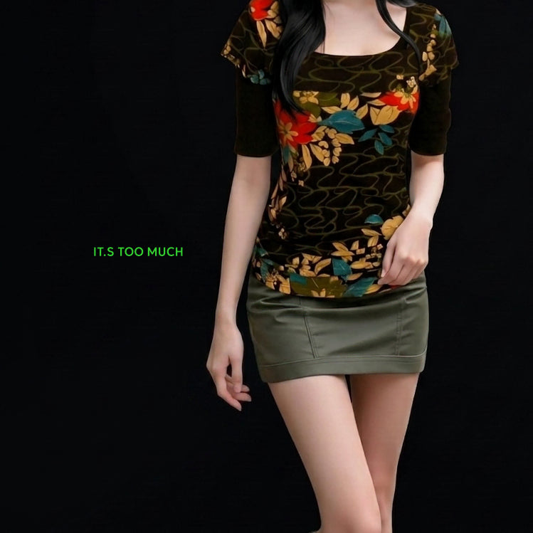 [BUNJANG] Vintage Floral Blouse Women&