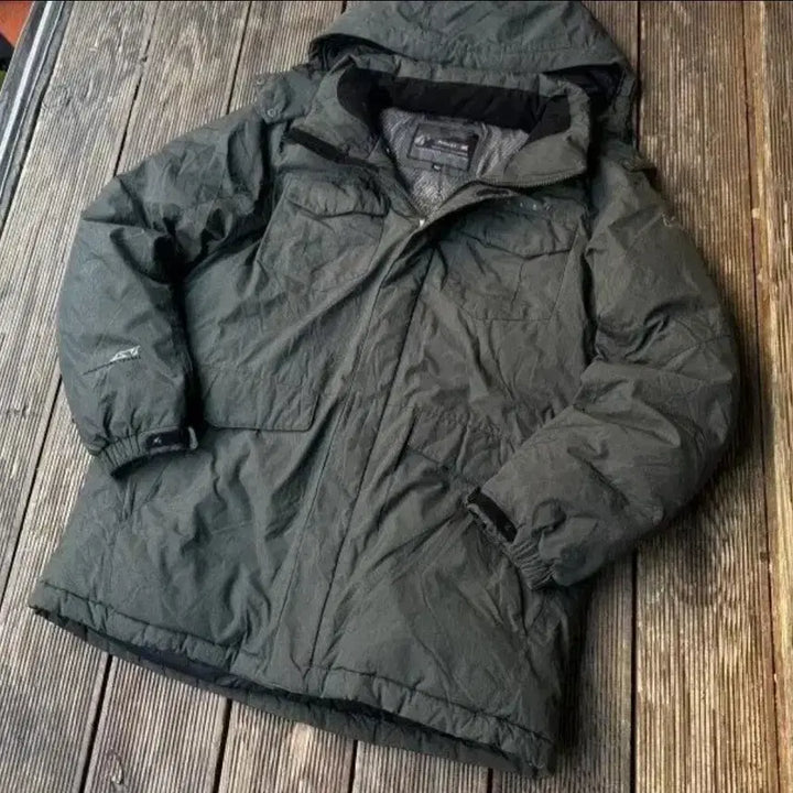[BUNJANG] Millet Khaki Padded Jumper / 밀레 카키패딩 카키점퍼 100/L