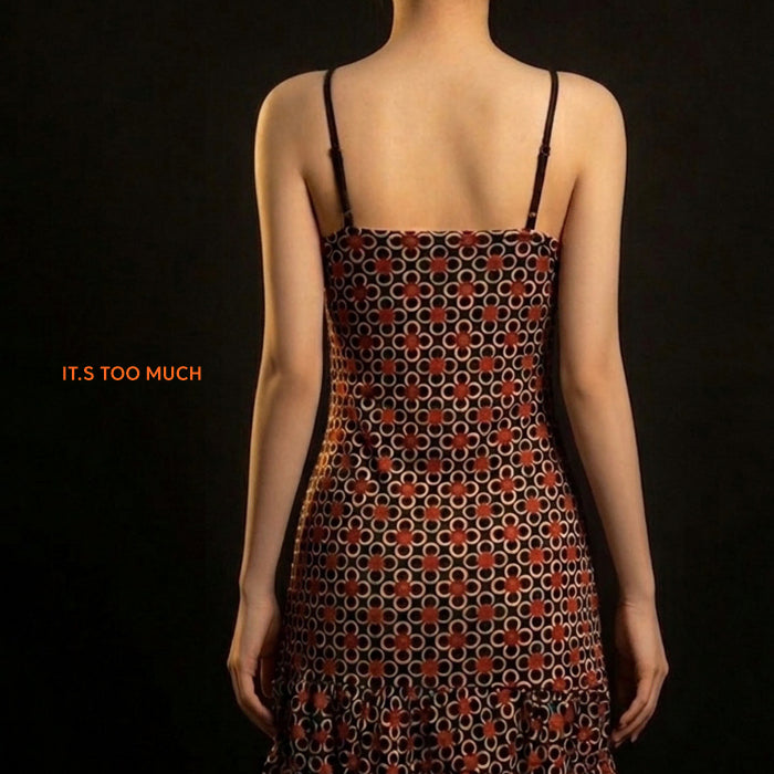 [BUNJANG] Vintage Floral Chiffon Bustier Long Dress / 1357 뷔스티에원피스 롱원피스 플라워원피스 쉬폰원피스 카라원피스