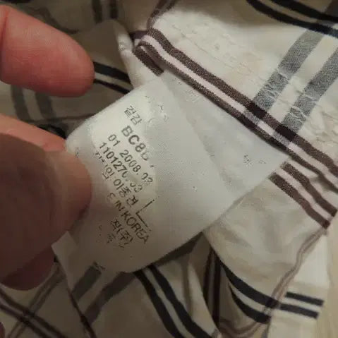 [BUNJANG] Beanpole Checkered Shirt / 세련 빈폴 셔츠 / 반품 50cm