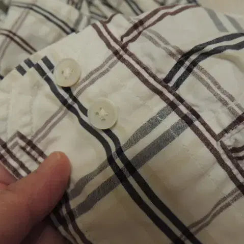 [BUNJANG] Beanpole Checkered Shirt / 세련 빈폴 셔츠 / 반품 50cm