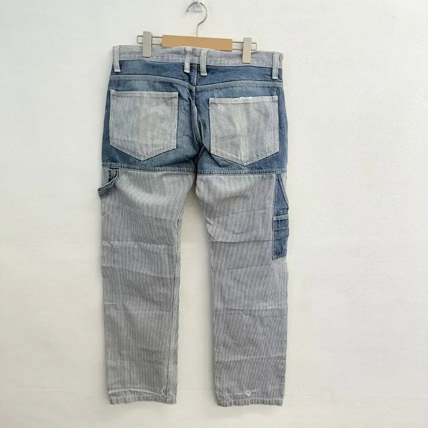 [BUNJANG] Kojima Genes Hickory Stripe Denim Pants (36) / 코지마 진스 스트라이프 히코리 데님 팬츠 (36)