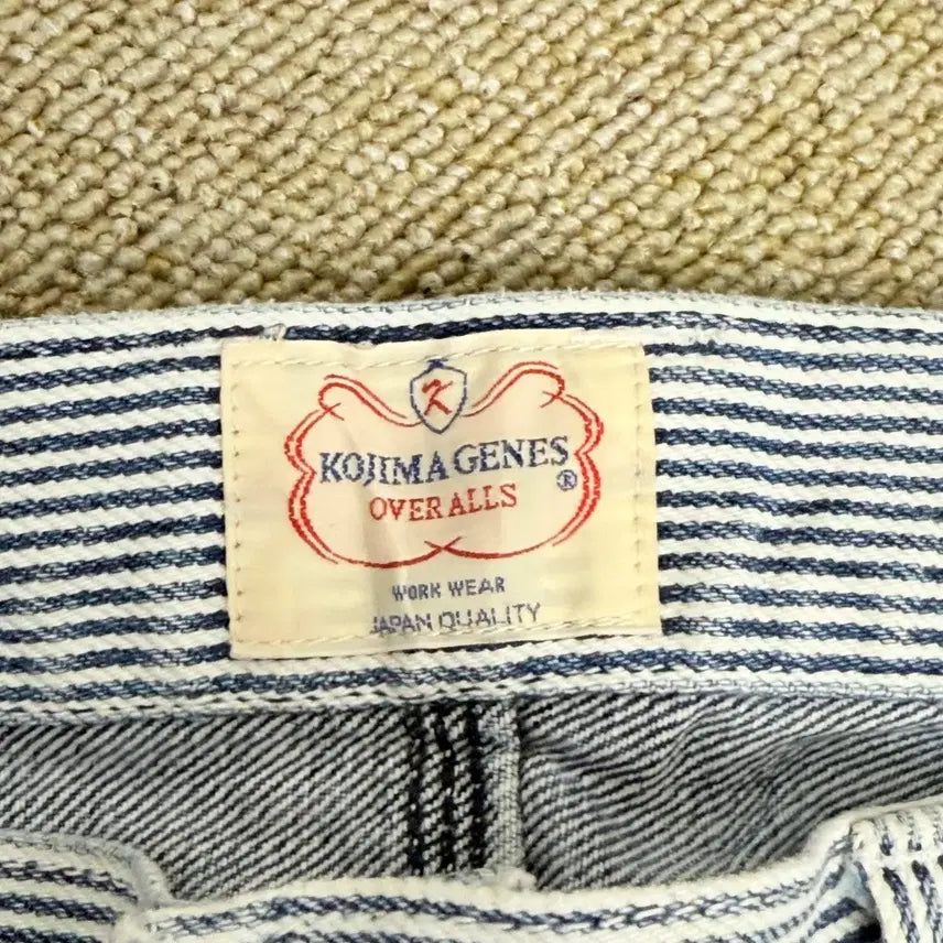 [BUNJANG] Kojima Genes Hickory Stripe Denim Pants (36) / 코지마 진스 스트라이프 히코리 데님 팬츠 (36)