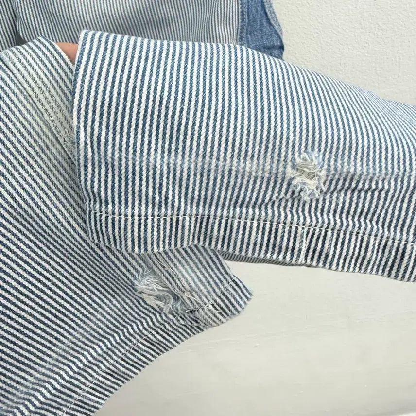 [BUNJANG] Kojima Genes Hickory Stripe Denim Pants (36) / 코지마 진스 스트라이프 히코리 데님 팬츠 (36)