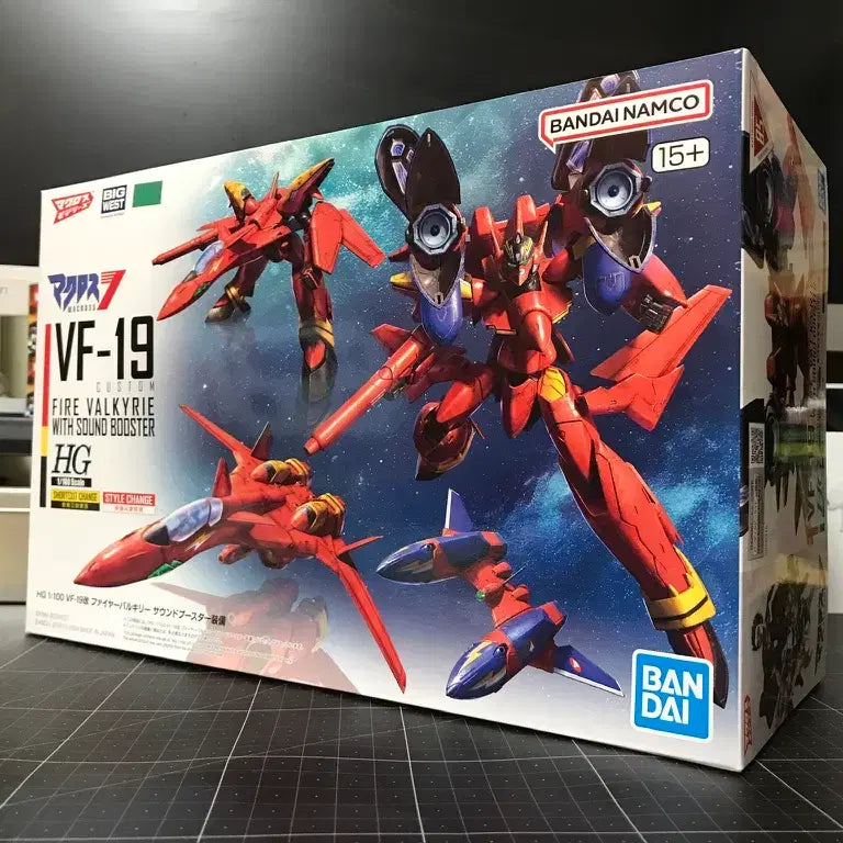 [BUNJANG] Macross 7 HG VF-19 Fire Valkyrie Model Kit / (무료배송, 새제품) 마크로스7 HG VF-19 파이어 발키리
