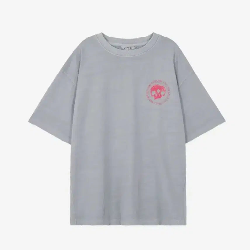 [BUNJANG] ETCE Twin Short Sleeve T-Shirt Gray / ETCE 트윈 반팔 티셔츠 그레이