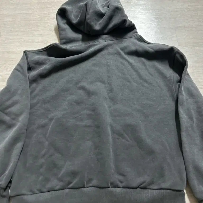 [BUNJANG] As On Pigment Washing Hoodie Charcoal / 애즈온 피그먼트 워싱 후드티 차콜 새상품