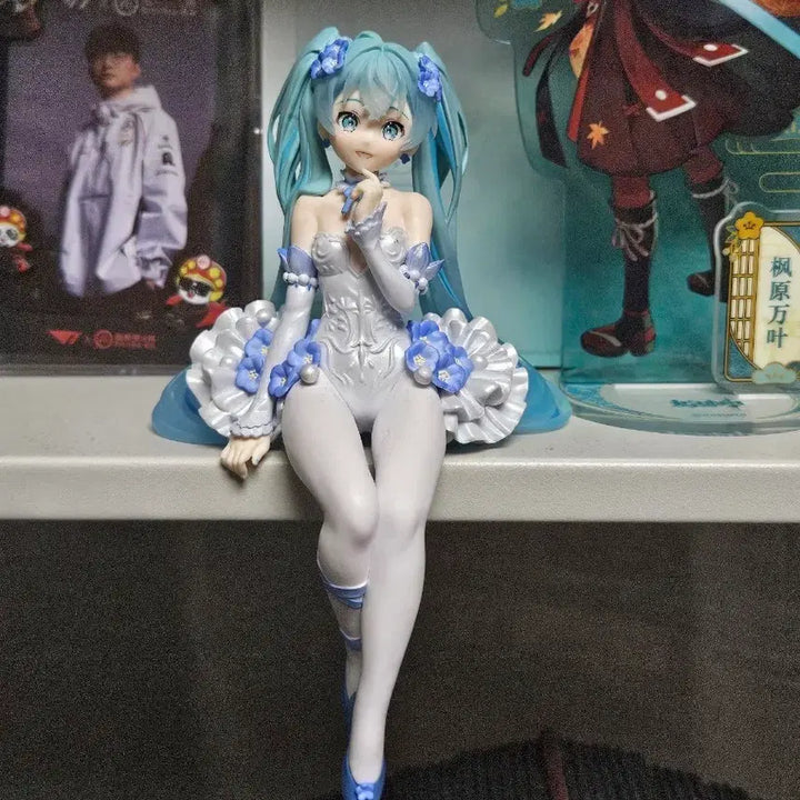 [BUNJANG] Hatsune Miku Flower Fairy Noodles Stopper Figure / 하츠네미쿠 플라워 페어리 누들스토퍼 피규어