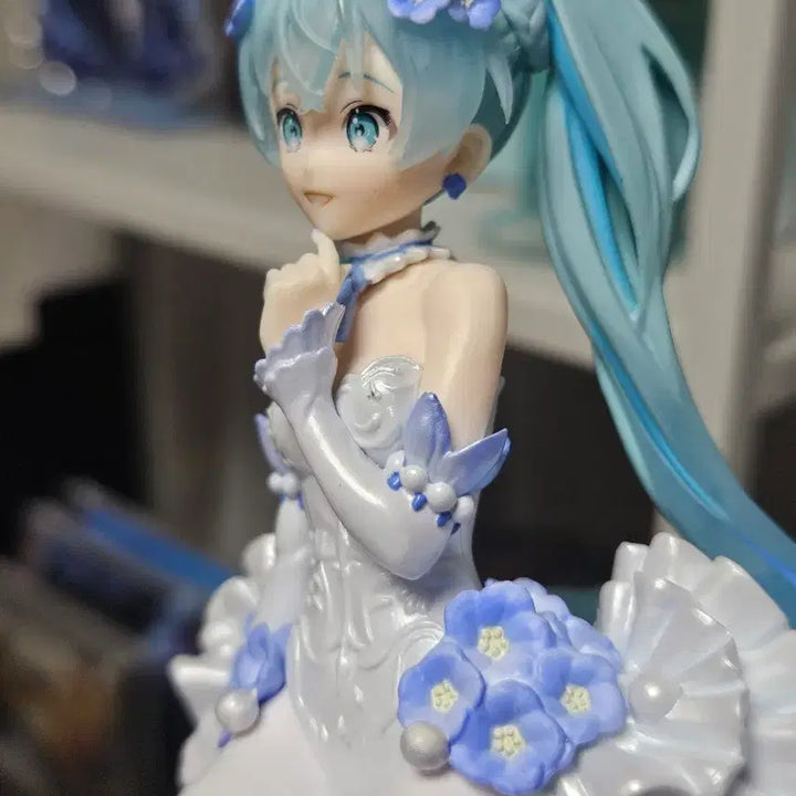 [BUNJANG] Hatsune Miku Flower Fairy Noodles Stopper Figure / 하츠네미쿠 플라워 페어리 누들스토퍼 피규어