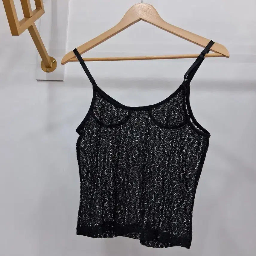 [BUNJANG] Lace Bustier T-shirt Set / 레이스 뷔스티에 티셔츠 세트