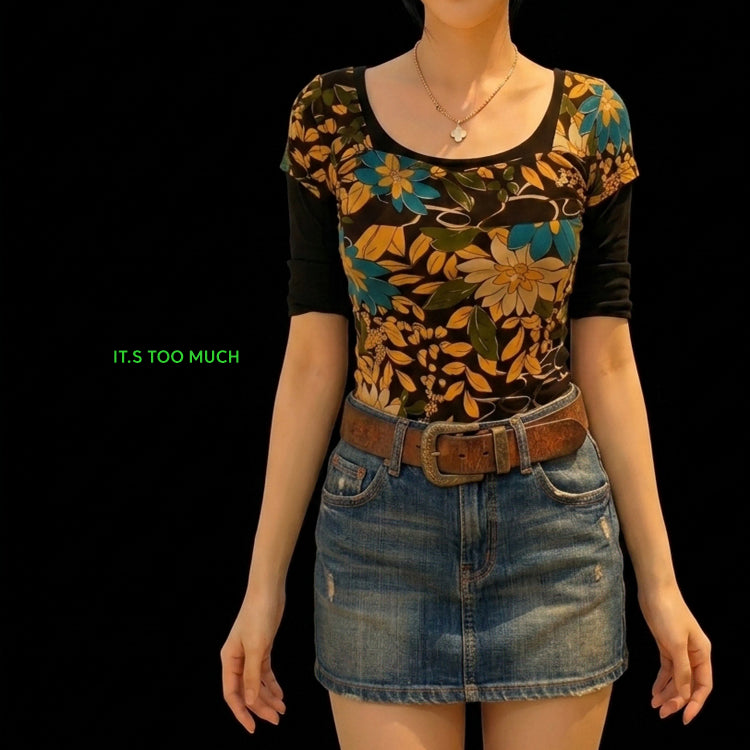 [BUNJANG] Vintage Floral Blouse Women&