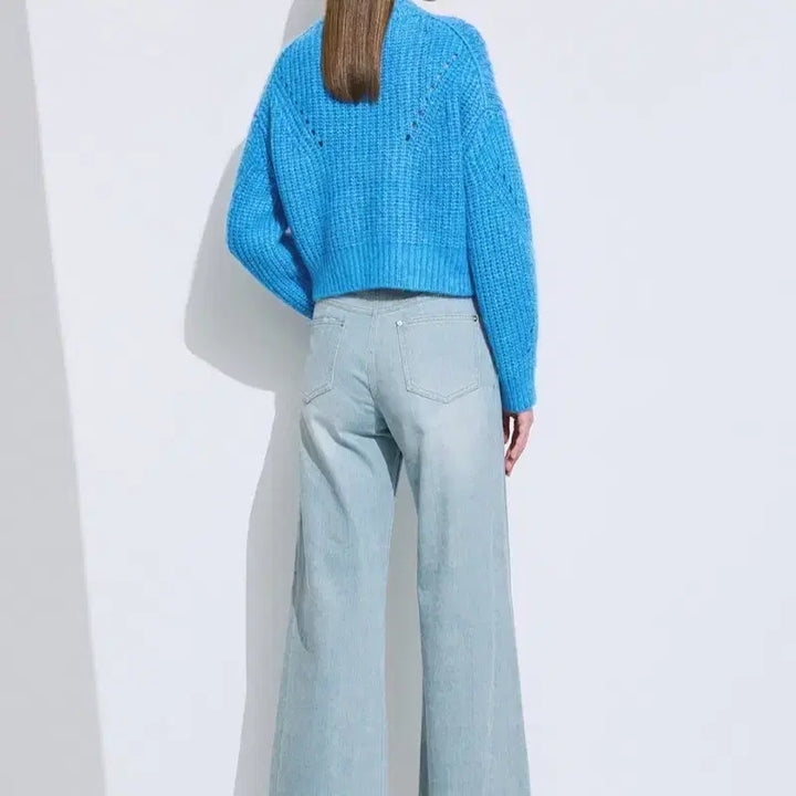 [BUNJANG] Time Wide Flare Denim Pants / 한섬 타임 와이드 데님