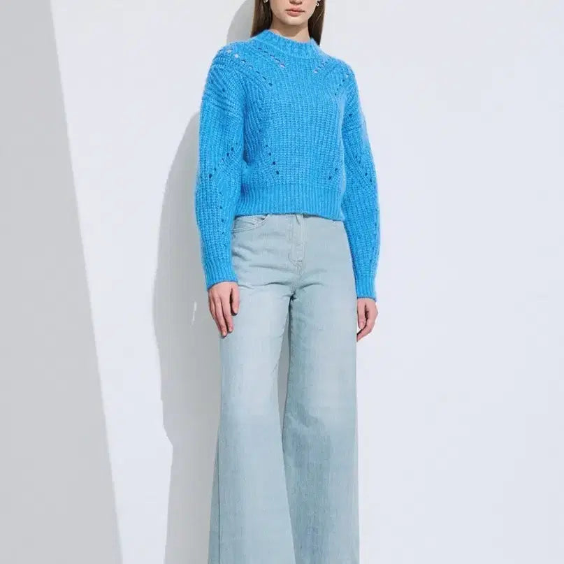[BUNJANG] Time Wide Flare Denim Pants / 한섬 타임 와이드 데님