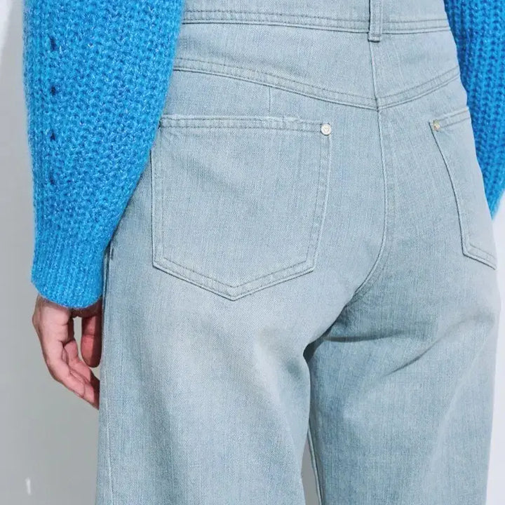 [BUNJANG] Time Wide Flare Denim Pants / 한섬 타임 와이드 데님