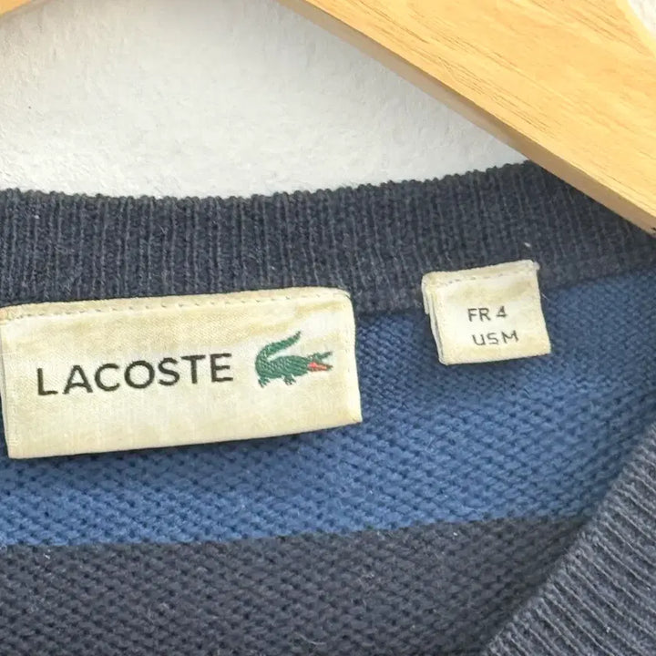 [BUNJANG] Lacoste Merino Wool Long Sleeve Knit (M) / 라코스테 메리노울 긴팔 니트 (M)