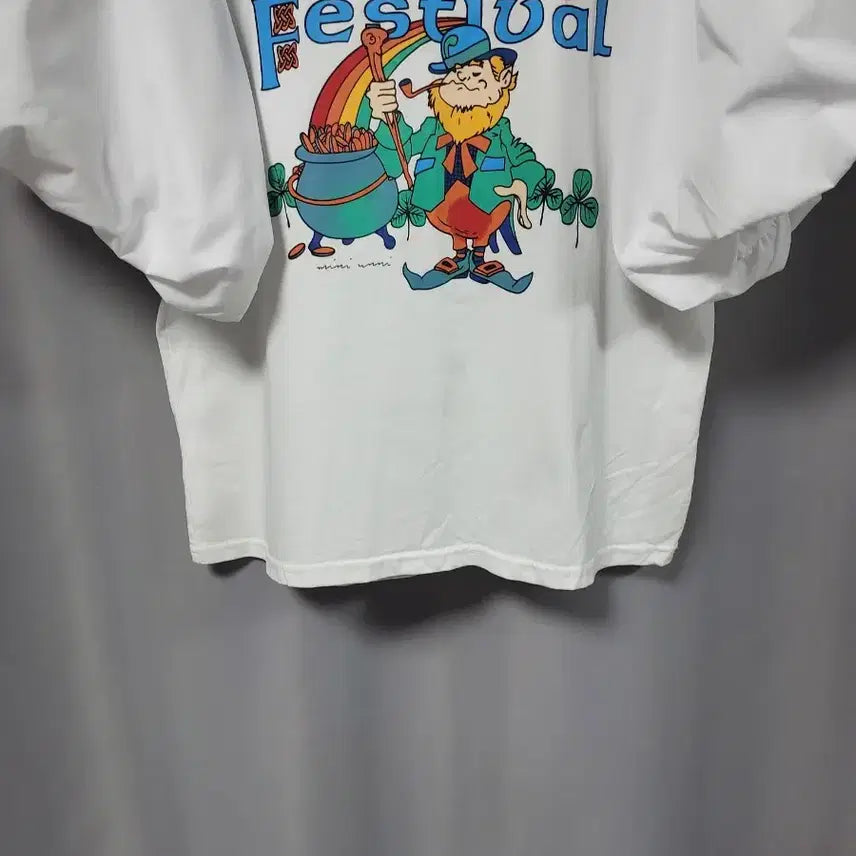 [SOLD OUT] 볼륨소매 페스티벌 면티