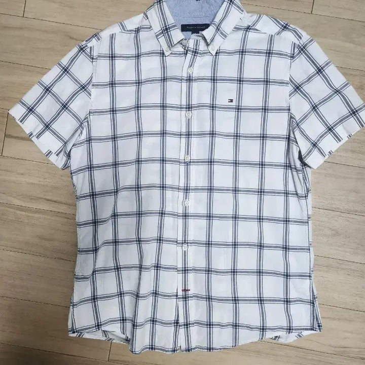 [SOLD OUT] 타미힐피거 체크 반팔셔츠 해외M(102)사이즈