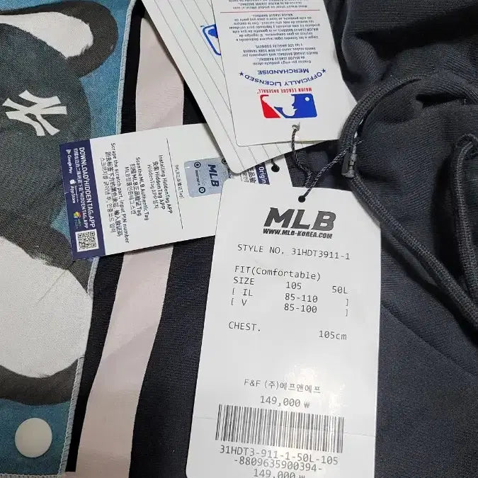 [BUNJANG] MLB Bark Foster NY Boston Terrier Hoodie / MLB 후드티 105 바크 포스터 NY 보스턴테리어