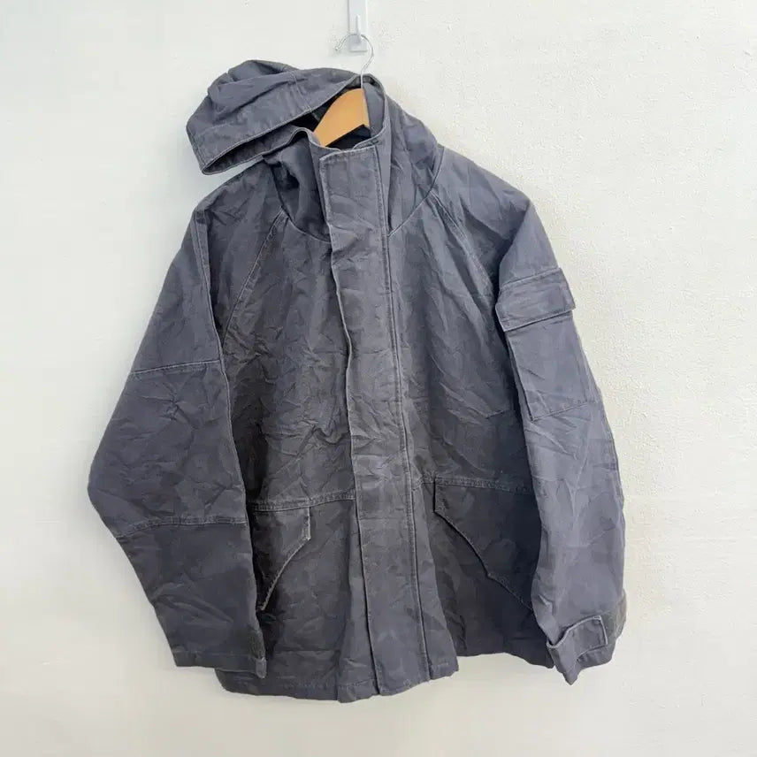 [SOLD OUT] 오시코시 헤비 캔버스 후드집업 자켓 (L)