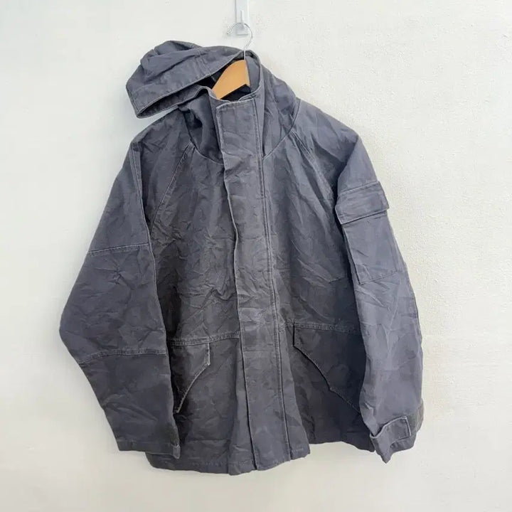 [SOLD OUT] 오시코시 헤비 캔버스 후드집업 자켓 (L)
