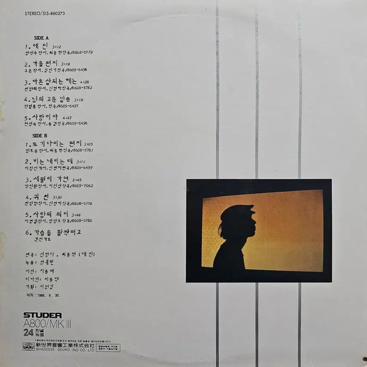 [BUNJANG] Lee Dong Won 2nd Album LP / 이동원 2집 LP