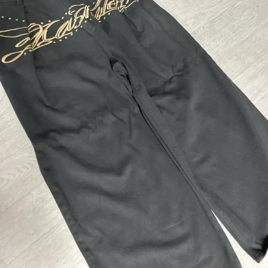 [BUNJANG] Kasiko Wide Pants Charcoal M / 카시코 와이드 팬츠 차콜 M