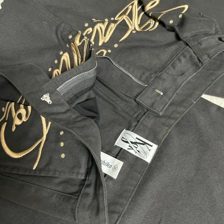[BUNJANG] Kasiko Wide Pants Charcoal M / 카시코 와이드 팬츠 차콜 M