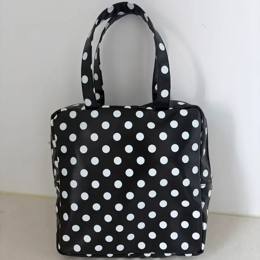 [BUNJANG] Dot Pattern Handbag / 도트 땡땡이 가방