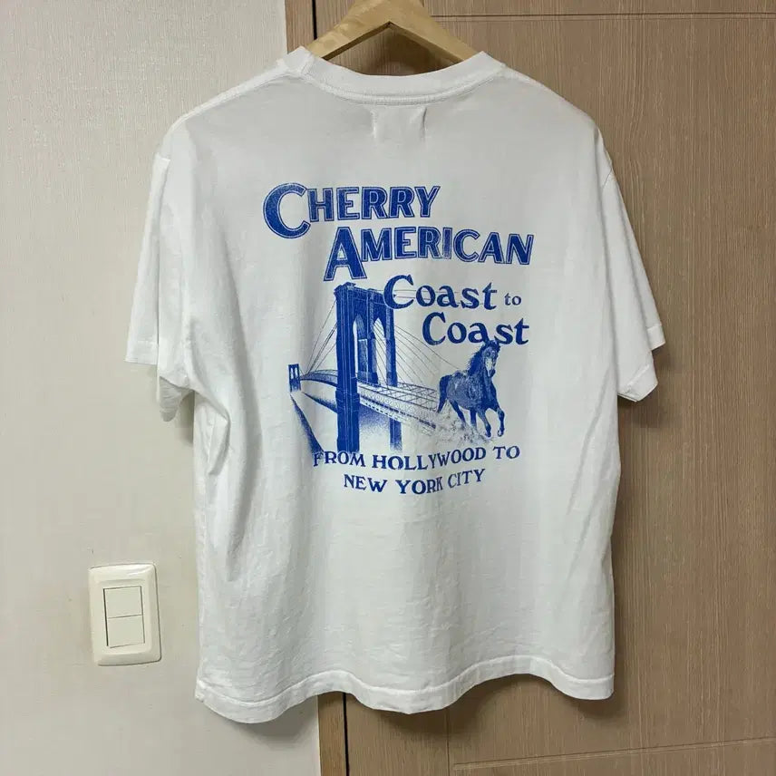 [SOLD OUT] [M]cherry la 26시즌 티셔츠 화이트