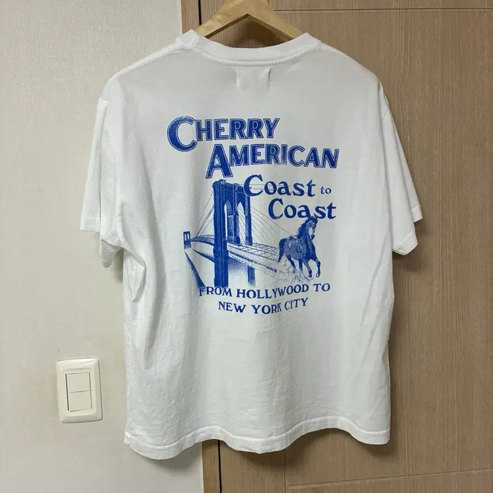 [SOLD OUT] [M]cherry la 26시즌 티셔츠 화이트