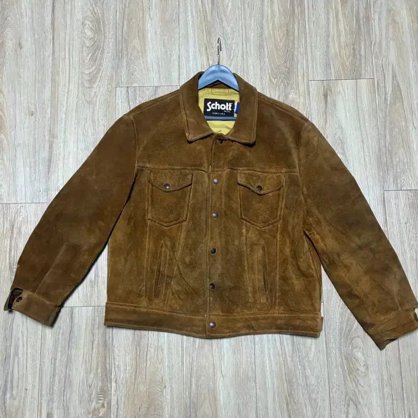 [SOLD OUT] 80s 쇼트 schott 스웨이드 트러커(105사이즈감)