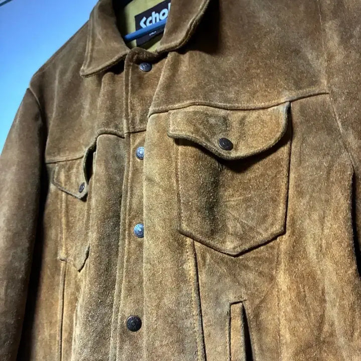 [SOLD OUT] 80s 쇼트 schott 스웨이드 트러커(105사이즈감)