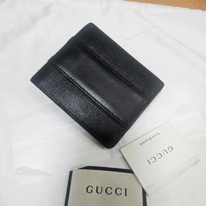 [BUNJANG] Gucci Black Bifold Wallet / 구찌 블랙 반지갑 남성 지갑 시리얼 451240 정품입니다