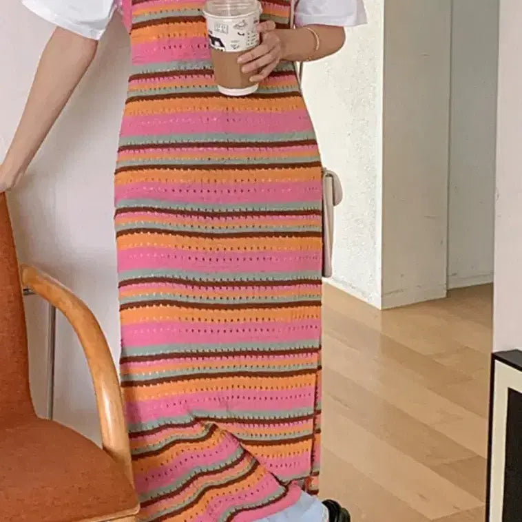 [SOLD OUT] 스트라이프롱베스트