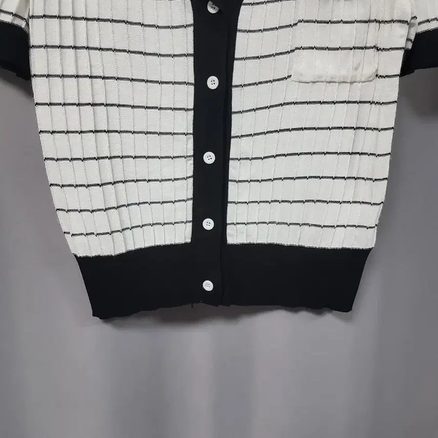 [SOLD OUT] 카라넥 스트라이프  니트 가디건