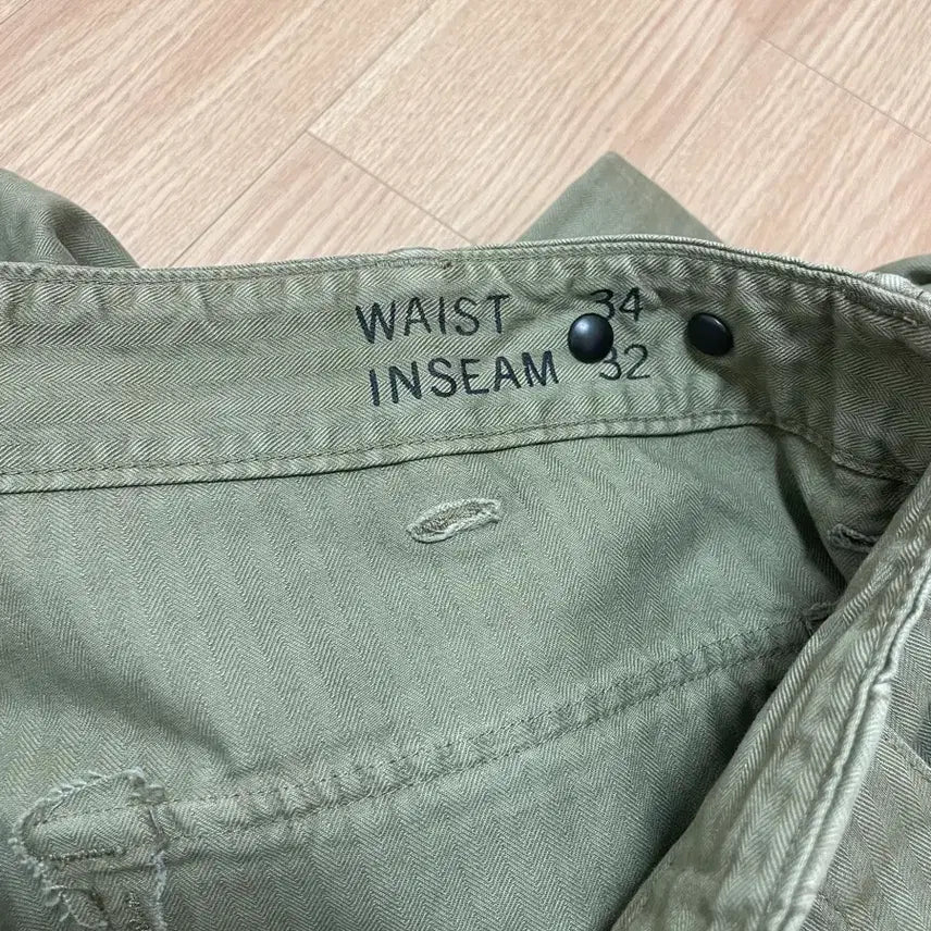 [SOLD OUT] RRL 헤링본 퍼티그팬츠 34x32 팝니다.(상태매우좋음)