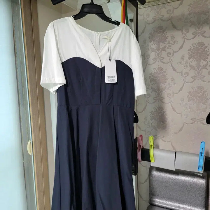 [BUNJANG] Plastic Island Two-Piece Dress / 플라스틱아일랜드 원피스 ㅡ 새상품 텍있음
