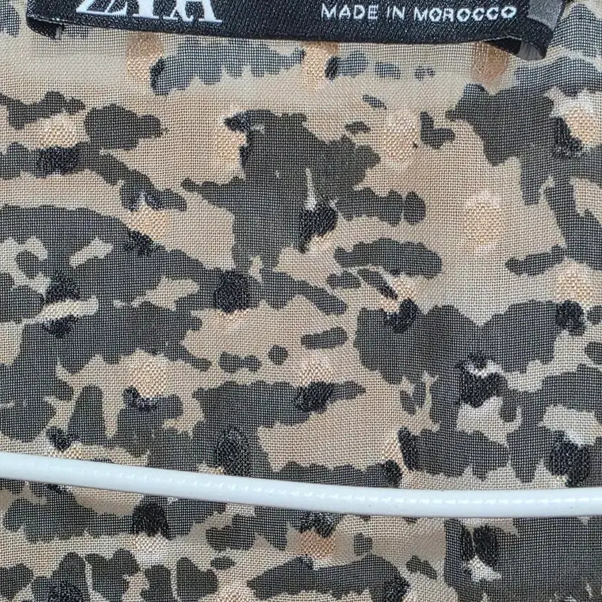 [BUNJANG] ZARA Animal Print Mini Dress / 자라 애니멀 프린트 미니 드레스 원피스 S