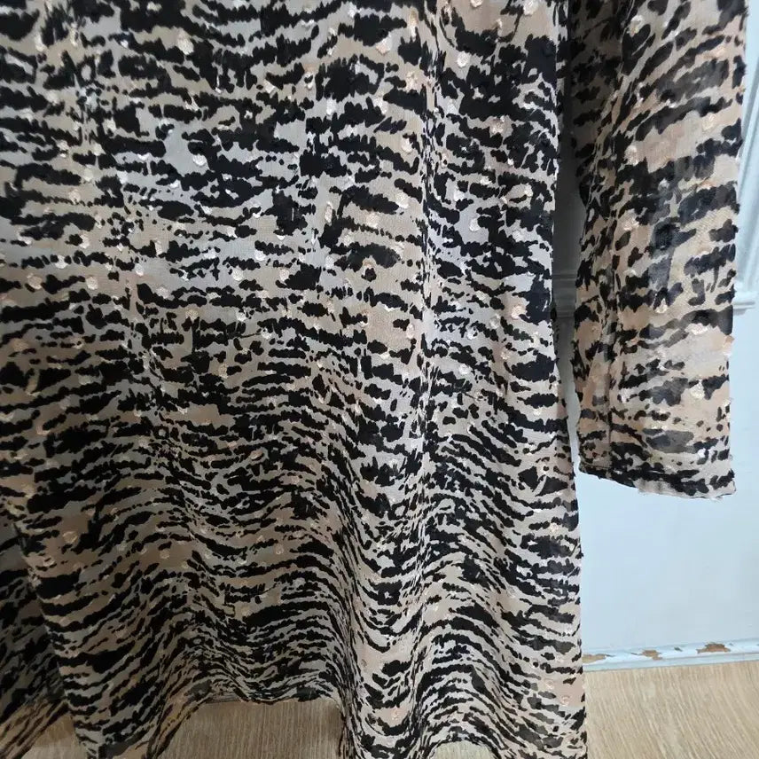 [BUNJANG] ZARA Animal Print Mini Dress / 자라 애니멀 프린트 미니 드레스 원피스 S