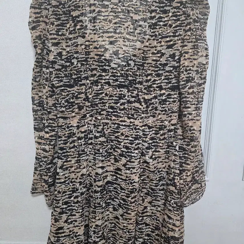 [BUNJANG] ZARA Animal Print Mini Dress / 자라 애니멀 프린트 미니 드레스 원피스 S