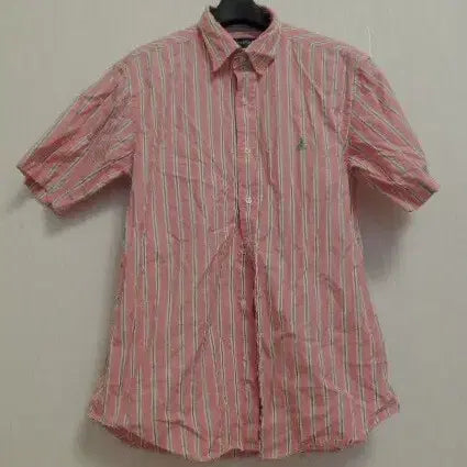 [BUNJANG] Old Beanpole Striped Short Sleeve Shirt / 올드빈폴 너무 예쁜 반팔 셔츠 / 반품 51cm