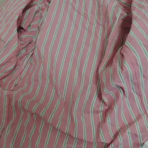 [BUNJANG] Old Beanpole Striped Short Sleeve Shirt / 올드빈폴 너무 예쁜 반팔 셔츠 / 반품 51cm