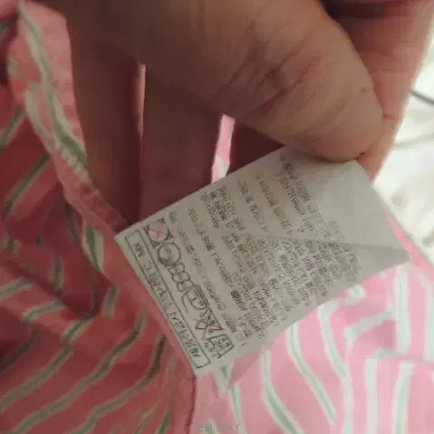 [BUNJANG] Old Beanpole Striped Short Sleeve Shirt / 올드빈폴 너무 예쁜 반팔 셔츠 / 반품 51cm