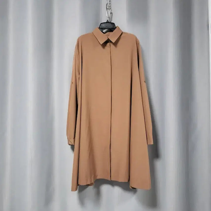 [BUNJANG] Trench Style Long Shirt / 트렌치 스타일 롱 셔츠