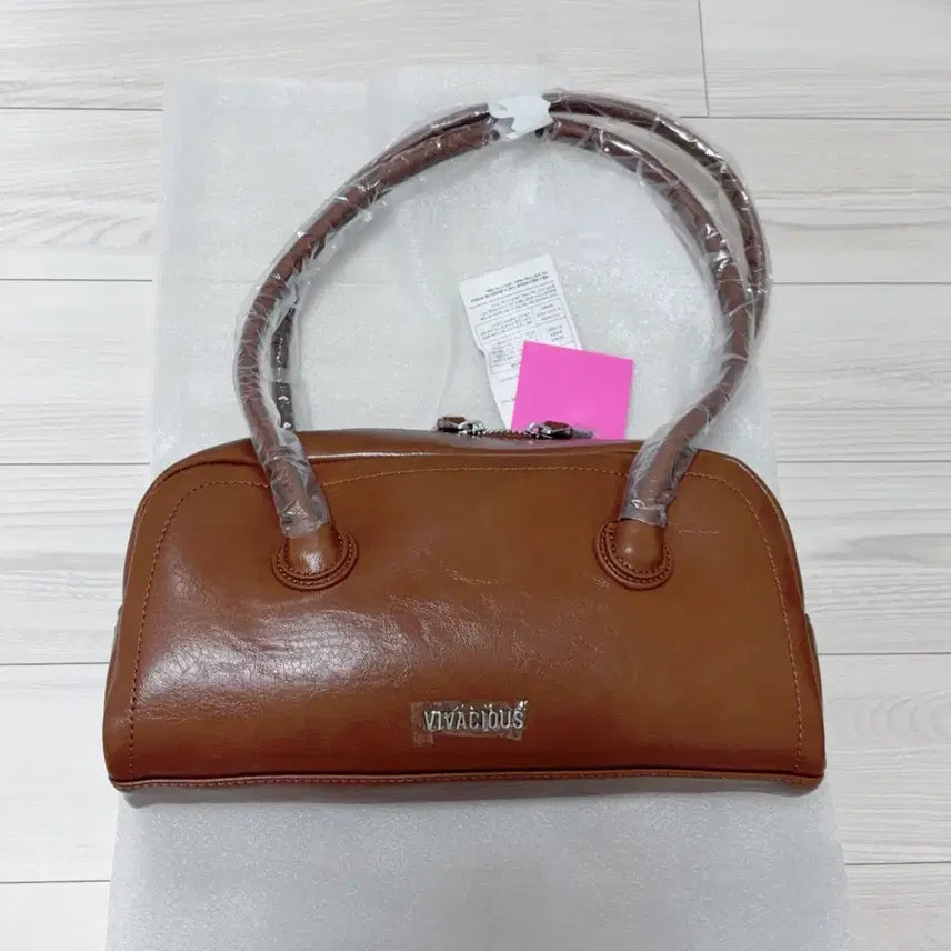 [BUNJANG] VIVACIOUS Baguette Brown Shoulder Bag / VIVACIOUS 바게트 브라운 가방 숄더백