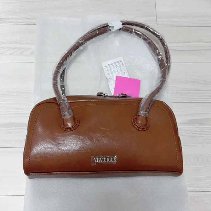 [BUNJANG] VIVACIOUS Baguette Brown Shoulder Bag / VIVACIOUS 바게트 브라운 가방 숄더백