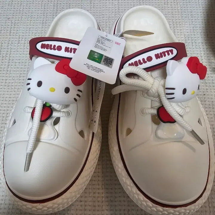 [BUNJANG] Sanrio Hello Kitty Crocs Sandals 250mm / 산리오 키티 샌들(크록스) 250mm