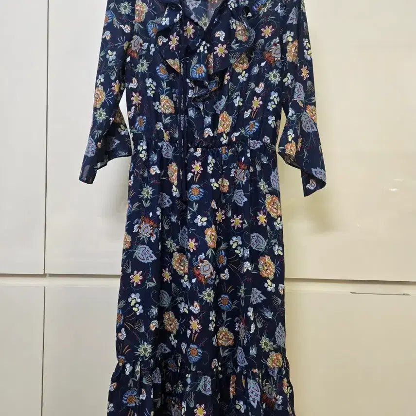 [BUNJANG] abplus Floral Long Dress / abplus 플라워 롱 원피스