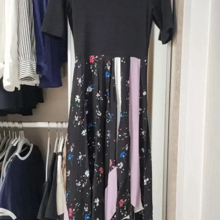 [BUNJANG] Majolilia 1 Size Floral Pattern Long Dress / 마쥬릴리아 1사이즈